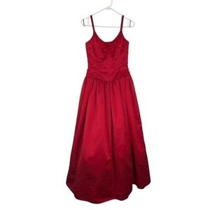 90s‎ Jessica McClintock Gunne Sax Red Sequin Prom Ballgown Formal Dress 5/6